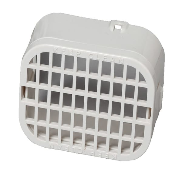 Amerimax Home Products Amerimax 3 in. H X 4 in. W X 1.5 in. L White Plastic K Rodent Guard 37553 - main